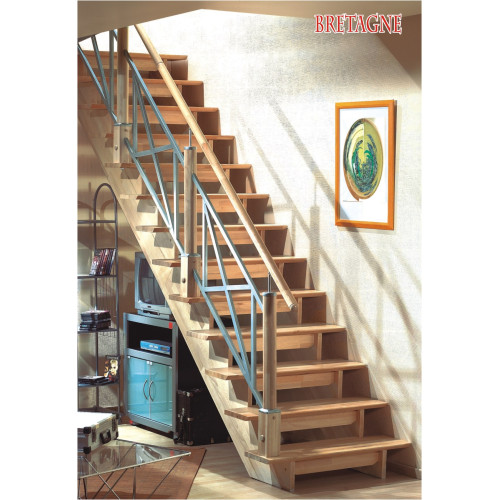 Маршевая деревянная лестница MODERN бук Маршевая деревянная лестница MODERN бук